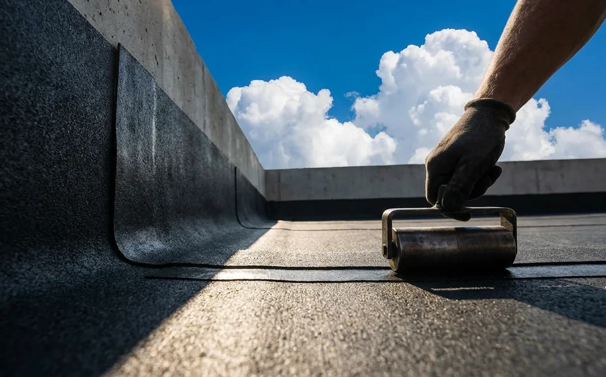 EPDM Roofing on a Dallas-Fort Worth commercial roof EPDM Roofing on a Dallas-Fort Worth commercial roof